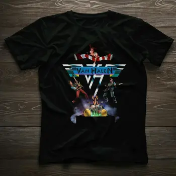 ГОРЯЧАЯ НОВИНКА!! Черная футболка Eddie Van Halen II в честь 40-летия S-3XL