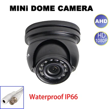 Мини Купольная Камера AHD 2 Мп 1080p Радионяня Инфракрасные светодиоды Металлические Наружные Водонепроницаемые Камеры Наблюдение Безопасность Для CCTV DVR