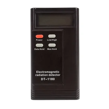 DT-1180 Цифровой ЖК-экран Детектор высокочастотного электромагнитного излучения Детектор высокочастотного электромагнитного излучения Обнаружение срока службы Измеритель ЭМП Дозиметр