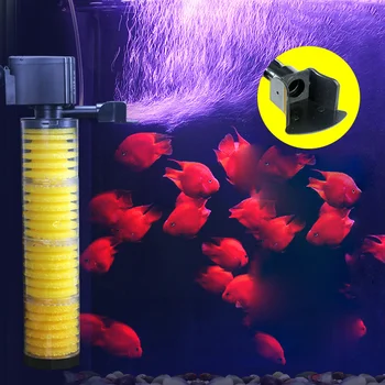  Циркуляционная система для аквариума Циркуляционный погружной насос для очистки фильтра воды 3 в 1 для замены воды в небольших домашних хозяйствах