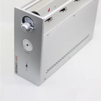 1 шт. Сплит в швейцарском стиле Роскошный усилитель мощности Шасси VU Meter DAC Case DIY Алюминиевая коробка Внутренняя перегородка W102 H250 D352
