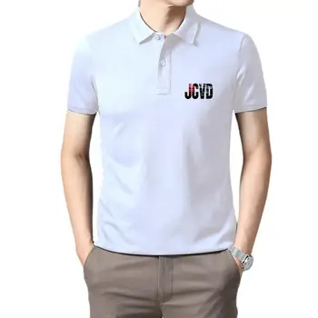 Jcvd Логотип Жан-Клод Ван Дамм Белая футболка Топ Мужская футболка Размер S - 3Xl Хип-хоп футболка