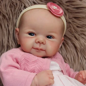 19Inches Reborn Doll Kit Juliette Unpainted Reborn Kit DIY Blank Doll Parts с телом и глазами Toy Kit Muñeca Reborn Bebe