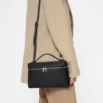 Новая женская маленькая квадратная сумка Модная и универсальная сумка через плечо на одно плечо с высококачественной воловьей кожей