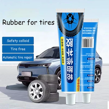 1Set Tire Repair Black Glue Жидкий Прочный резиновый клей Износостойкий некоррозионный клей Instant Strong Leather Tool Accessor